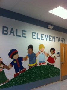 Entrance to Bale Elementary School